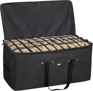Échantillon gratuit Sacs de transport pour balles de foin de grande capacité personnalisés pour chevaux et bétail Sac de stockage pour foin et herbe - Product Image 1