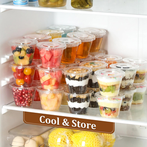 Wholesale NOVISON BPA Free Microwave Safe Disposable Plastic Storage <b>Container</b> with Lid Clear Polypropylene Deli <b>Container</b> - Product Image 4