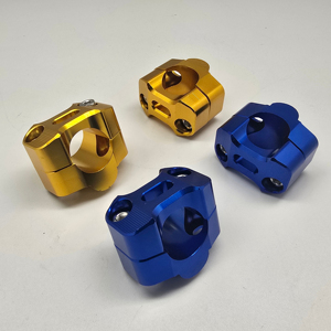 Piezas de Bloque de Aluminio Mecanizadas por CNC, Piezas de Repuesto Automotrices Personalizadas, Piezas de Modificación Anodizadas a Color para Motocicletas - Product Image 3