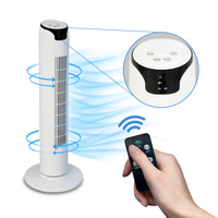Ventilateur sur pied sans pales de 36 pouces avec minuterie 7,5H, télécommande, ventilateur portable sans pales
