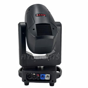 Mini projecteur à tête mobile 295W Beam 14R Beam Wah Zoom Sharpy 48 prismes rotatifs 19 canaux DMX512 16 Gobos et 13 couleurs Éclairage de scène - Product Image 3