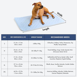 Refreshing Cooling Dog Mat Self Cooling Pet <b>Pad</b> Breathable Summer <b>Bed</b> Mat Anti Slip Lightweight for Indoor Sofa Car Travel - Product Image 6