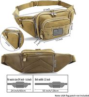 BSCI usine OEM logo personnalisé tactique extérieur couteau pistolet étui dissimulé transporteur sac banane sac de taille