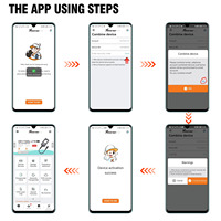 Xhorse alat kunci BEE VVDI, klon Transponder deteksi frekuensi ringan bekerja pada ponsel Android