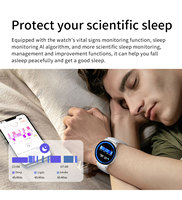 Reloj Inteligente Android para Parejas, Pantalla AMOLED de 1.43'', IP67, Alarma Magnética, Control Remoto, Videollamada, Batería de 200 mAh, Monitor de Sueño