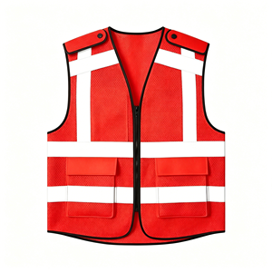 Women's Customized Logo Class 2 Waterproof Reflective Safety Vest - Product Image 1