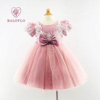 Vestido de baile infantil, vestido formal de princesa para crianças