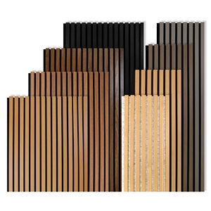 Rifornimento della fabbrica di <span class=keywords><strong>legno</strong></span> striscia di pannelli di parete in <span class=keywords><strong>legno</strong></span> ingegnerizzato e <span class=keywords><strong>legno</strong></span> naturale impiallacciato MDF lamelle pannelli acustici con riciclato PET Felt - Product Image 1