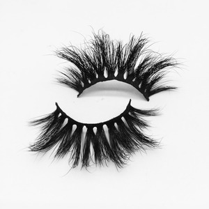Ciglia di lusso Cruelty Free dimensioni più lunghe 25MM 5D curva vera visone ciglia ciglia 3D effetto visone ciglia con confezione Private Label - Product Image 2