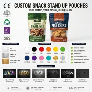 Bolsas Ecológicas Transparentes Termosellables de Grado Alimenticio para Sal Marina, Chips de Pita, Bocadillos, Galletas y Bizcochos - Product Image 2