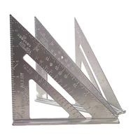 Nouveau Design 7 Pouces En Alliage D'aluminium Vitesse Carré Outil À Main pour le Travail Du Bois Charpentier Triangulaire Carré Trous De Marquage DIY OEM ODM