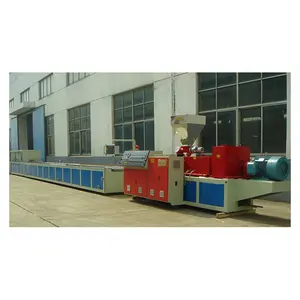 High quality wood plastic composite profile extrusion extruder machine production line