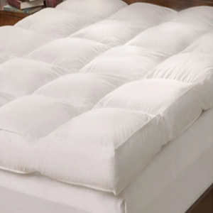 Vente en gros Lit King Size Blanc Doux Super Confortable Protection de matelas <span class=keywords><strong>Surmatelas</strong></span> Pliable - Product Image 1