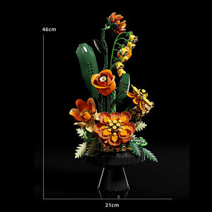 MJI 13112 Blocs de construction Morandi Fleur 963 pièces, ensembles de blocs d'assemblage en plastique, briques DIY, jouets éducatifs pour enfants, Juguetes - Product Image 6
