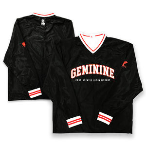 Camisas con capucha de manga larga bordadas personalizadas cortavientos de bloque de color de nailon retro para hombre al por mayor - Product Image 3