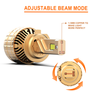 Tres Faros LED para Automóvil D1 D2 <span class=keywords><strong>D3</strong></span> D4 H4 H11 H7 9005 9006 H1 130W 6000K M6 12V Nuevos IP68 Impermeables de Ajuste Universal - Product Image 5