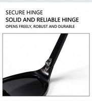 Lunettes de soleil TR90 polarisées incurvées enveloppantes, monture légère, protection UV400, design unisexe pour le cyclisme et la mode urbaine
