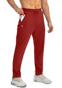 Pantalon de golf avec logo personnalisé Pantalon de jogging tissé léger, respirant, à séchage rapide pour le travail avec 3 poches - Product Image 2