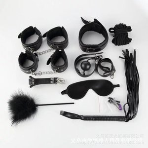 Adult sex toys, plush 10-piece <b>set</b>, alternative toy <b>bondage</b> <b>set</b>, leather 10-piece adult sex toy <b>set</b> - Product Image 5