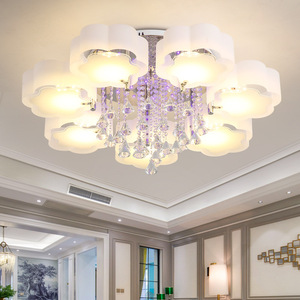 Luz de techo de cristal LED regulable <span class=keywords><strong>RC</strong></span> para dormitorio/comedor/sala de estar Hotel apartamento Villa pasillo entrada balcón - Product Image 2