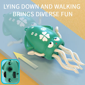 Divertido Calamar Mágico de Juguete, de Plástico, con Movimiento de Baile y Gateo, Mini Pulpo de Dibujos Animados con Mecanismo de Resorte, Juguetes de Baño para Bebés - Product Image 3