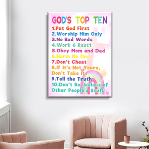 Las diez pinturas <span class=keywords><strong>de</strong></span> pared religiosas más vendidas <span class=keywords><strong>de</strong></span> <span class=keywords><strong>Dios</strong></span>: versos bíblicos, <span class=keywords><strong>citas</strong></span> coránicas, impresiones artísticas para decoración del hogar - Product Image 4