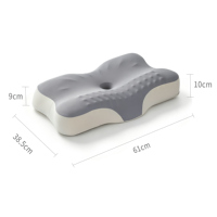 Oreiller cervical ergonomique en mousse à mémoire de forme haute densité, respirant, en forme de papillon, pour soulager les douleurs cervicales et les dormeurs latéraux - Vente en gros