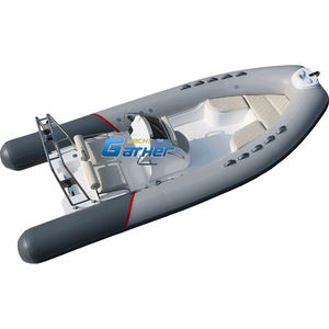 Rib520 E 1.2mm Pvc gonflable <span class=keywords><strong>en</strong></span> fibre <span class=keywords><strong>de</strong></span> verre bateau nervure bateau à vendre avec console centrale, arceau <span class=keywords><strong>en</strong></span> acier inoxydable et boucle <span class=keywords><strong>de</strong></span> ski - Product Image 4