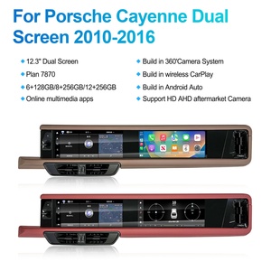 Radio con Pantalla Doble y Navegación GPS para Auto Navihua Android Auto, Pantalla Doble para Porsche Cayenne 2010-2016 con Carplay - Product Image 2