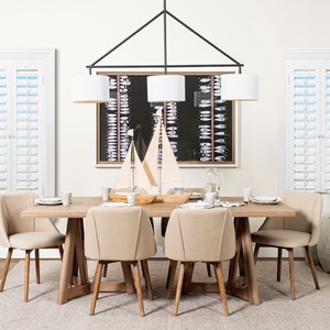 HMS moderna luce bianca a sospensione in metallo con cornice a tre lampadine bianco caldo E26 per Home Hotel ristorante ovale rettangolo soffitto - Product Image 6