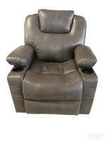Fauteuil inclinable électrique moderne avec fonction de massage, cadre en bois, pour salon
