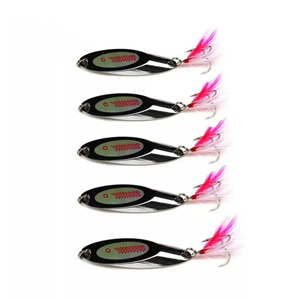 Venta al por mayor de nuevos señuelos de pesca artificiales, cucharas metálicas, señuelos duros para pesca en arroyos, los más vendidos - Product Image 5