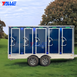 Remolque Portátil Prefabricado para <span class=keywords><strong>Alquiler</strong></span>, Baño Exterior Móvil, Remolque Portátil con Ducha y Baño en Venta - Product Image 4