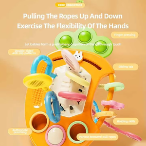 カスタマイズされた赤ちゃんの感覚引っ張るおもちゃ幼児教育楽しい柔らかい接着剤クロスボーダー大根おもちゃチューエンライテンメント生地描画おもちゃ - Product Image 4