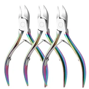Wholesale Nail Clipper Toenail Trimmer Dead Skin Sharp Scissors Stainless Steel Cuticle Pusher Cutter Clippers