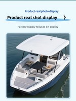 Bateau de loisirs aquatiques, bateau électrique de barbecue pour parc panoramique, bateau de réception pour fêtes et affaires avec auvent, bateau de plaisance