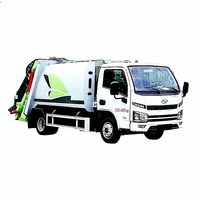 Camion à ordures à compression entièrement automatique