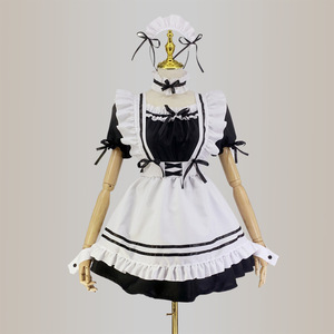 <span class=keywords><strong>Miracle</strong></span> Warm Around the World Vino tinto Sweet Maid Lolita Cute Maid Cosplay Disfraz Uniforme - Product Image 6