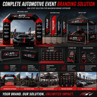 Arche gonflable CATC Motorsport |   Entrée de marque personnalisée pour les salons automobiles et les essais routiers |   Porte publicitaire robuste et imperméable