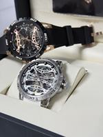 Montre de luxe allemande pour homme, automatique, mécanique, squelette, étanche, lumineuse, ronde, verre saphir incurvé, plongeur