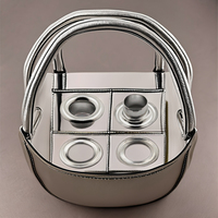 Offre Spéciale 12mm intérieur argent Gunmetal rond métal laiton oeillets pour sacs veste accessoires vêtement oeillets