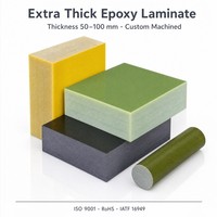 Plaque de stratifié en tissu de verre époxy extra épais 3240, 50-100 mm, pour isolation de transformateurs, barres omnibus et applications robustes