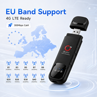 Clé USB 4G LTE OLAX F95 avec antennes, ports Type-C, double bande 2.4G 5.8G, modem portable pour carte SIM, Wifi