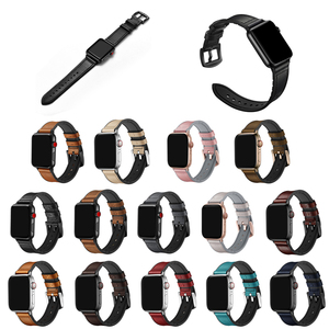 LYTOP nueva correa de pulsera de cuero suave negro de negocios para <span class=keywords><strong>Apple</strong></span> <span class=keywords><strong>Watch</strong></span> Ultra <span class=keywords><strong>Series</strong></span> 10 9 8 <span class=keywords><strong>7</strong></span> <span class=keywords><strong>6</strong></span> 5 4 3 2 1 SE banda Flexible - Product Image 5