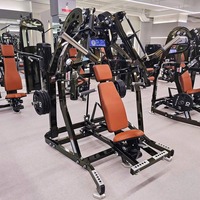 Appareil de musculation pour la poitrine à pression, pour entraînement des bras et de la poitrine, en acier, équipement de fitness commercial pour salle de sport