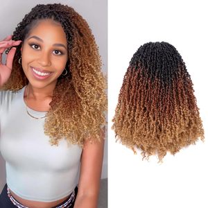 Extensions de Crochet Yanky Très Demandées pour Femmes Noires, 8-14 pouces, Pré-bouclées, Tresses à Extrémités Frisées, Fibre Haute Température - Product Image 1