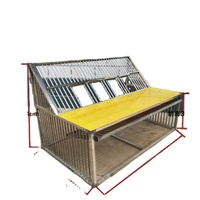 Cage en métal pliable de haute qualité pour oiseaux sautant perroquets Pigeons acier inoxydable transportant cage à oiseaux pliante