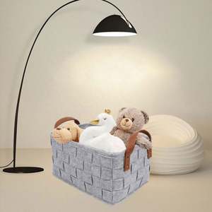 Cesta de Almacenamiento Plegable de Fieltro para Ropa y Juguetes, Caja de Almacenamiento de Fieltro para Bebés - Product Image 4