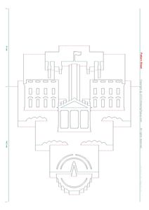 <span class=keywords><strong>Castillo</strong></span> de Navidad 3D estereoscópico creativo recorte <span class=keywords><strong>dibujo</strong></span> juguetes conjunto para edades 5-7 Material corrugado de una sola capa E - Product Image 5