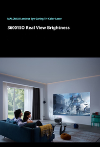 Proyector Láser JMGO X5 Plus 3600IOS 4K DLP con Zoom e Inclinación, Proyector Portátil para Cine en Casa, Láser Tricolor - Product Image 4